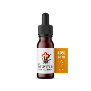 Olej CBD Sativerum 10% 10ml nowe